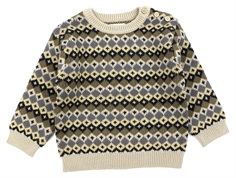 Wheat multi blue pullover Elias cotton